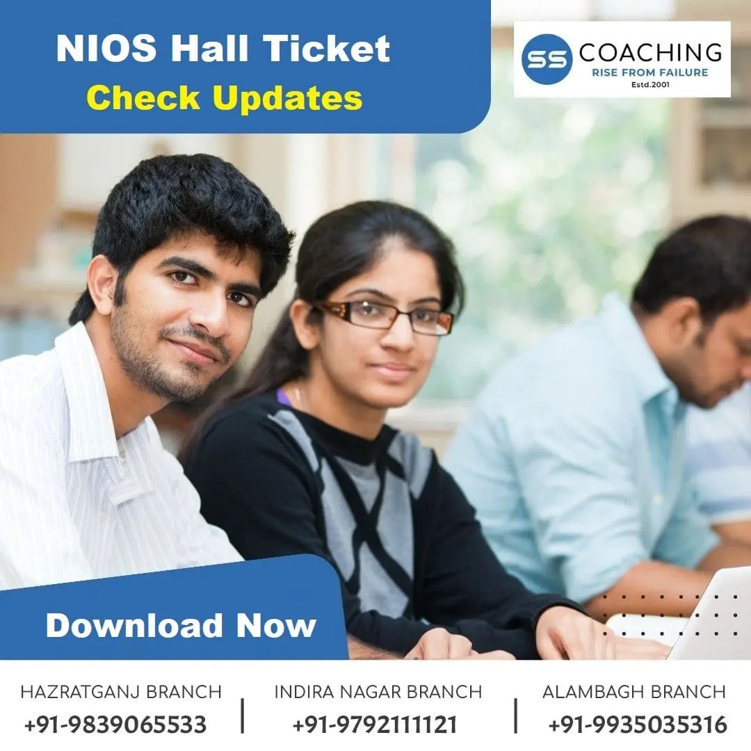 NIOS Hall Ticket 2024 April/May Exam For Class 10th & 12th NIOS Admit