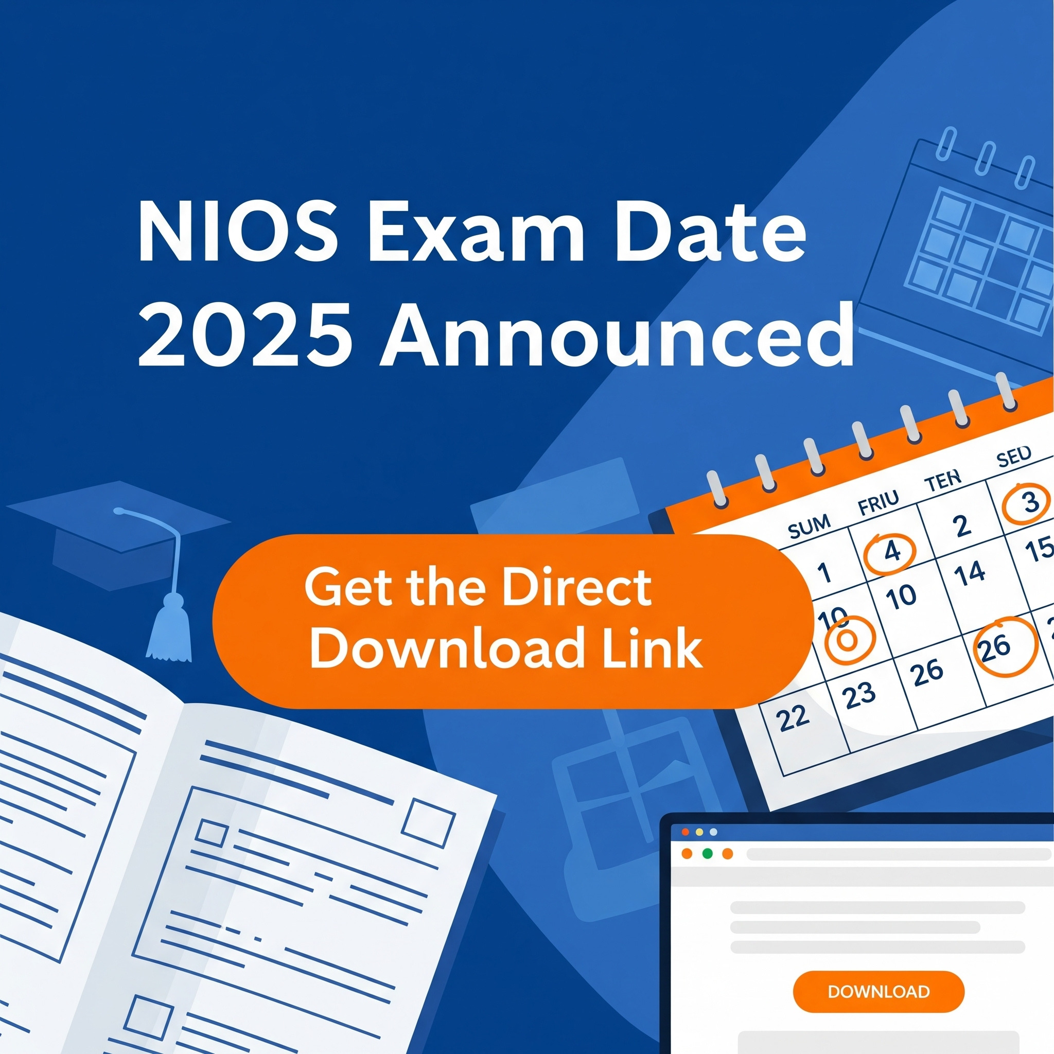 The NIOS exam date 2025 for the October/November session has been officially released by the National Institute of Open Schooling, and students can now download the complete NIOS date sheet 2025 online. The schedule includes the NIOS exam date 2025 class 10, NIOS 10th exam date 2025, and the detailed NIOS date sheet 2025 class 12, covering all subjects along with the NIOS class 12 exam date 2025, NIOS 12th exam date 2025, and specific NIOS exam date 2025 class 12 science for science stream students. In addition, the NIOS practical exam date sheet 2025 and NIOS practical date sheet 2025 have been announced, with practicals scheduled before the theory exams. Candidates are advised to check the NIOS board exam date 2025 carefully and ensure they had registered before the NIOS admission 2025 last date or the NIOS last date of admission 2025 to be eligible. After the exams, the board will publish the NIOS result 2025 date, including the NIOS result 2025 date class 12 and the NIOS result 2025 October date, making it essential for students to stay updated on every notification regarding the NIOS 2025 exam date.
