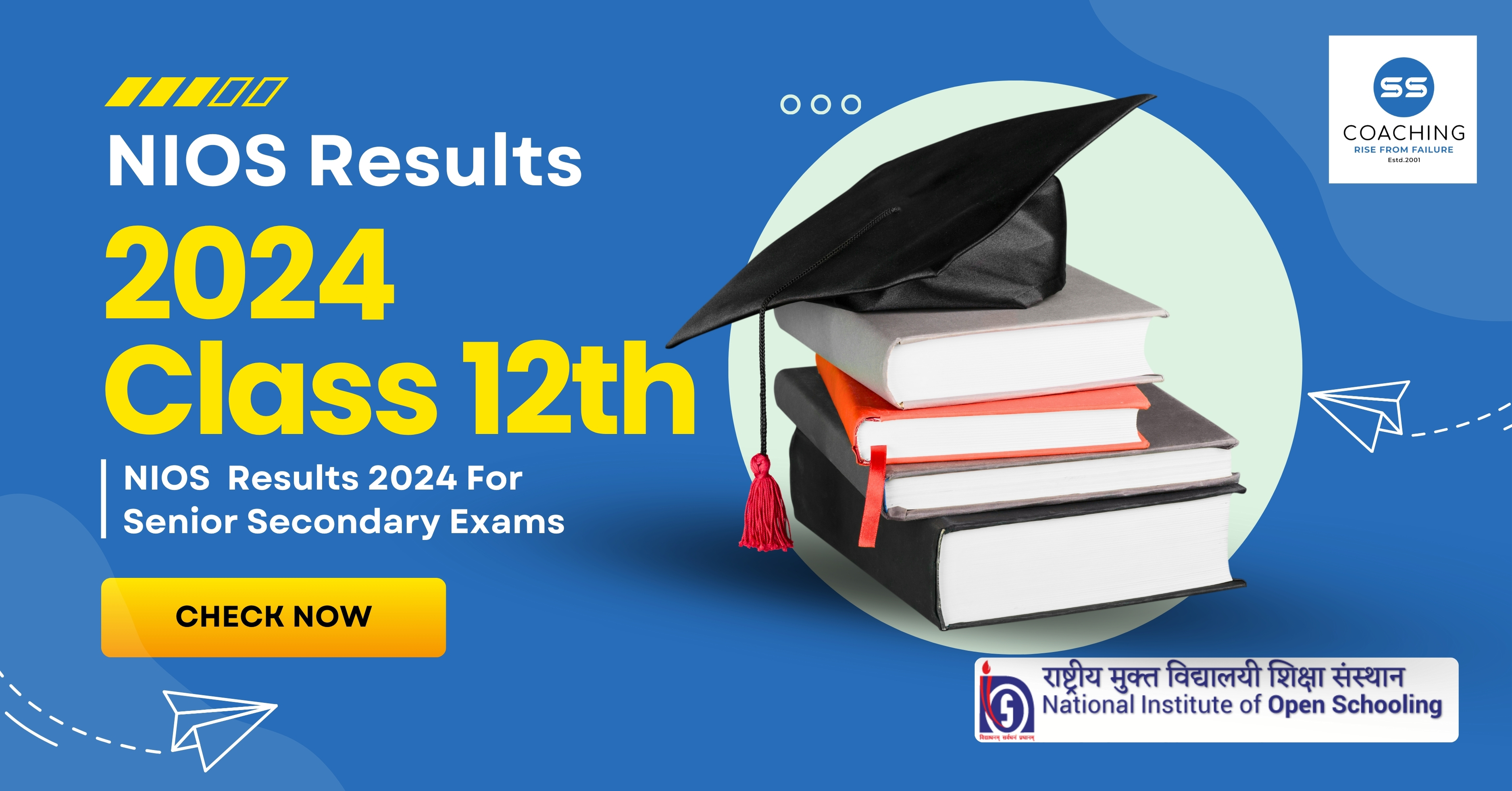 NIOS October Result 2023 Class 12th